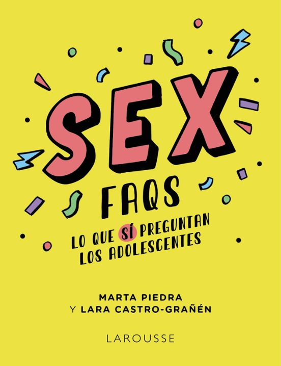 Portada del llibre SEX FAQs, basat en les preguntes que formulen els adolescents en els tallers de sexualitat