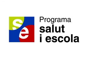 Logotip del programa salut i escola dedicat a impulsar la promoció i prevenció de la salut a l’escola