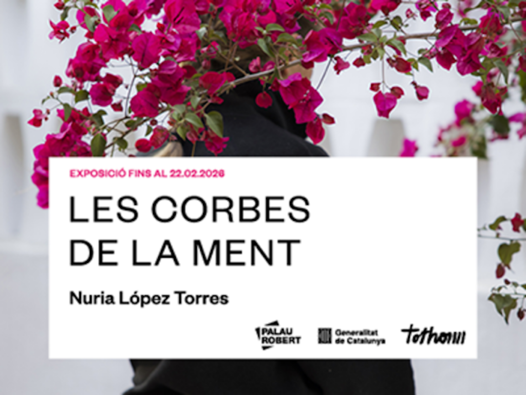 Cartell de l'exposició de la Núria López «Les corbes de la ment» dedicada a la salut mental juvenil