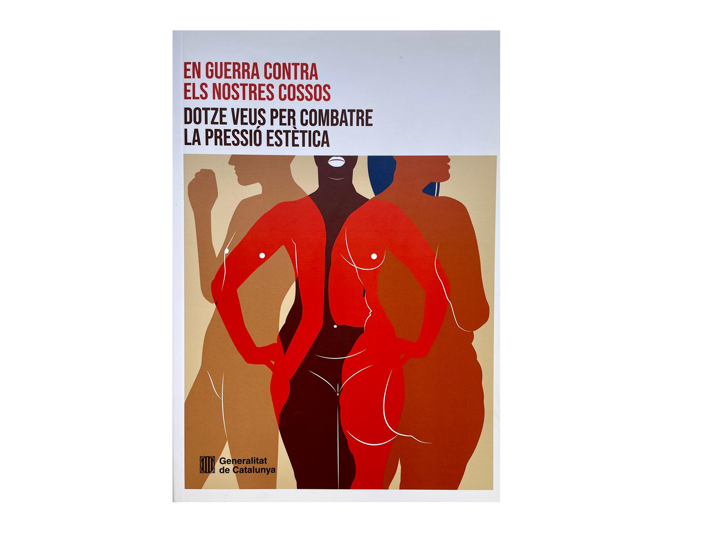 Portada del recurs educatiu «En guerra contra els nostres cossos. Dotze veus per combatre la pressió estètica»