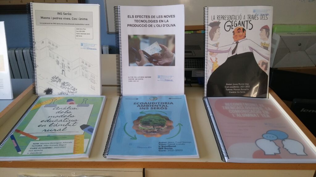 Treballs de recerca alumnat Ins Seròs