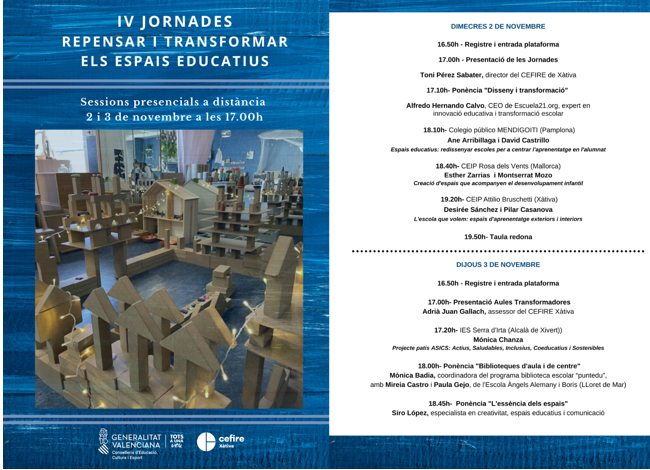 Jornada espais (Xàtiva)