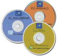 Portades dels CD-ROm dels camps d'aprenentatge de Mallorca