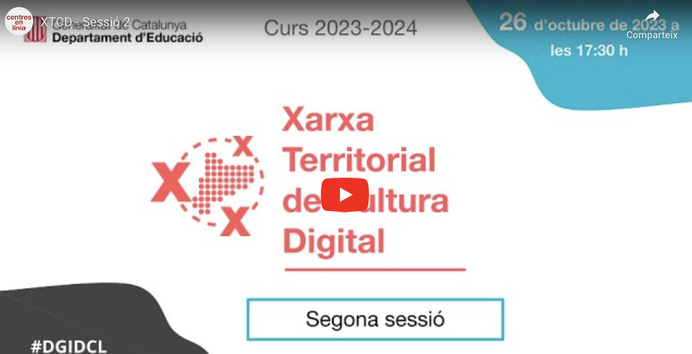 Segona sessió de la Xarxa territorial de Cultura Digital (XTCD)