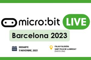 Cartell que anuncia la microbit 2023