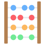 Logotip de matemàtiques (abacus)