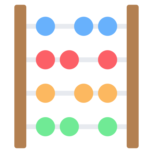 Logotip de matemàtiques (abacus)