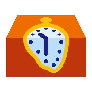 rellotge que es derriteix de Dali