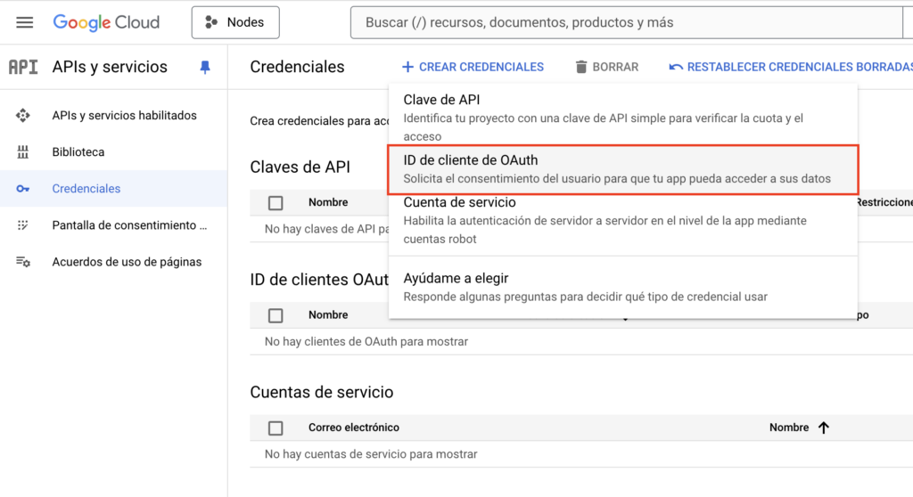 captura oauth