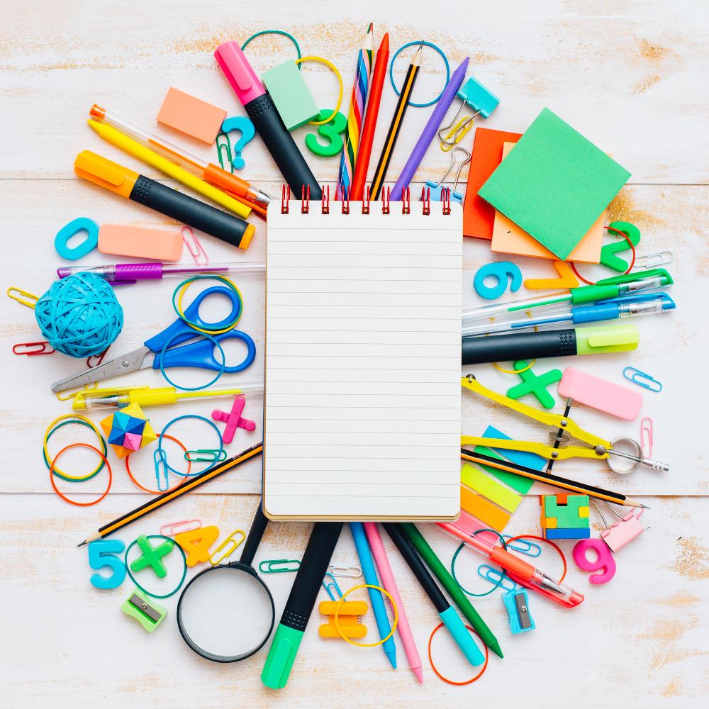 Material escolar.