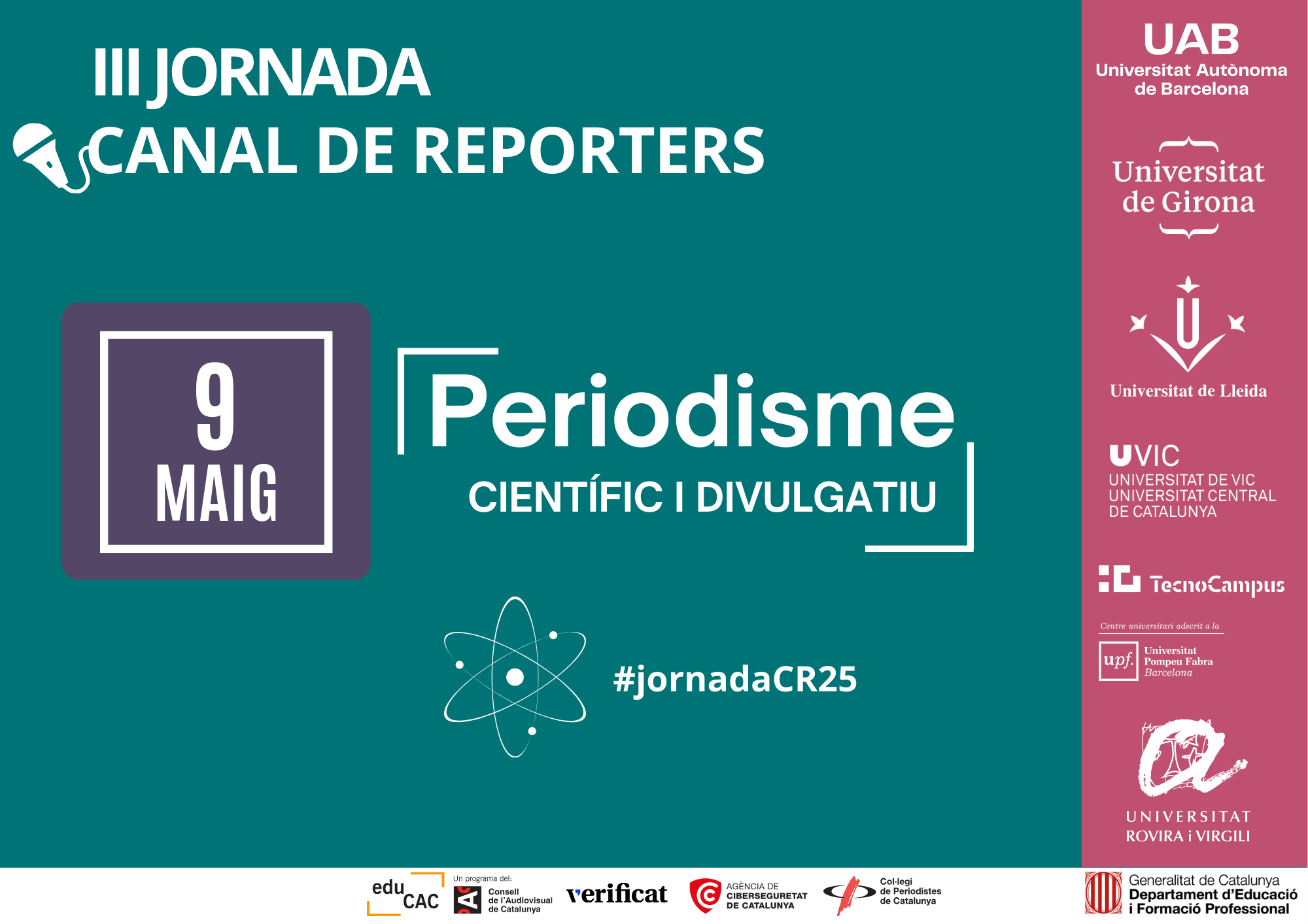 III Jornada Canal de Reporters i el periodisme científic i divulgatiu