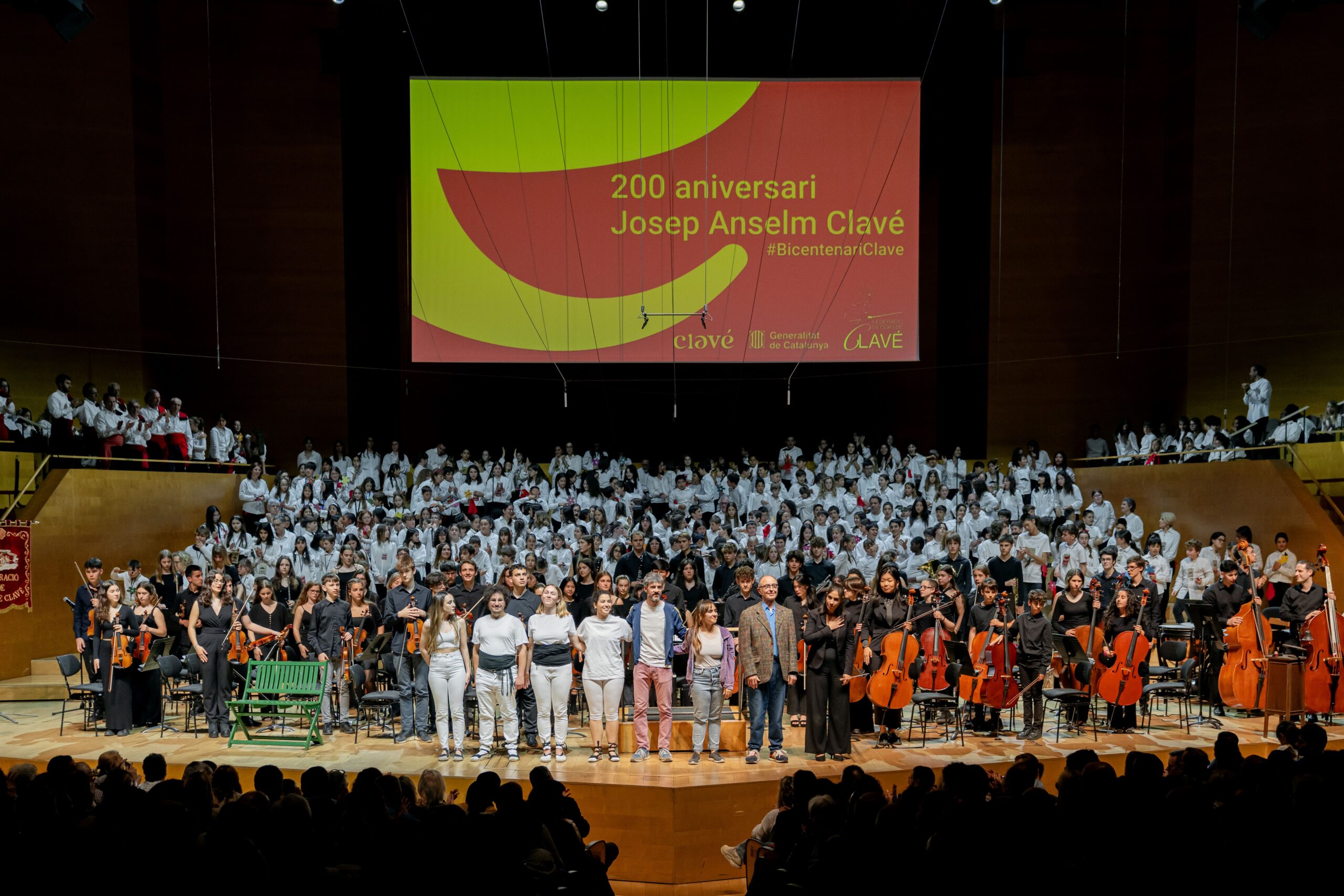 Imatge del concert del Bicentenari  Josep Anselm Clavé