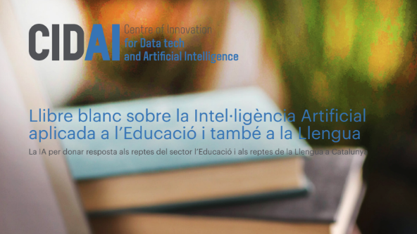 Presentació del llibre blanc sobre la Intel·ligència Artificial aplicada a l’Educació i la Llengua