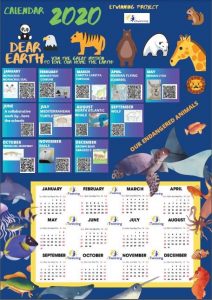 Calendari amb imatges d'animals