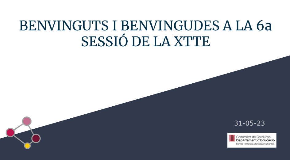 Sessió de tancament de la Xarxa Territorial de Transformació Educativa de Catalunya Central