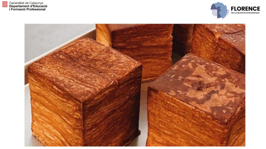 El crube, el nou outfit del croissant. Raó entre longitud, àrea i volum.