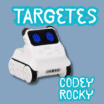 En aquesta activitat es presenta un conjunt de targetes amb reptes per fer amb el robot Codey Rocky. Els reptes estan classificats en diferents nivells de dificultats.