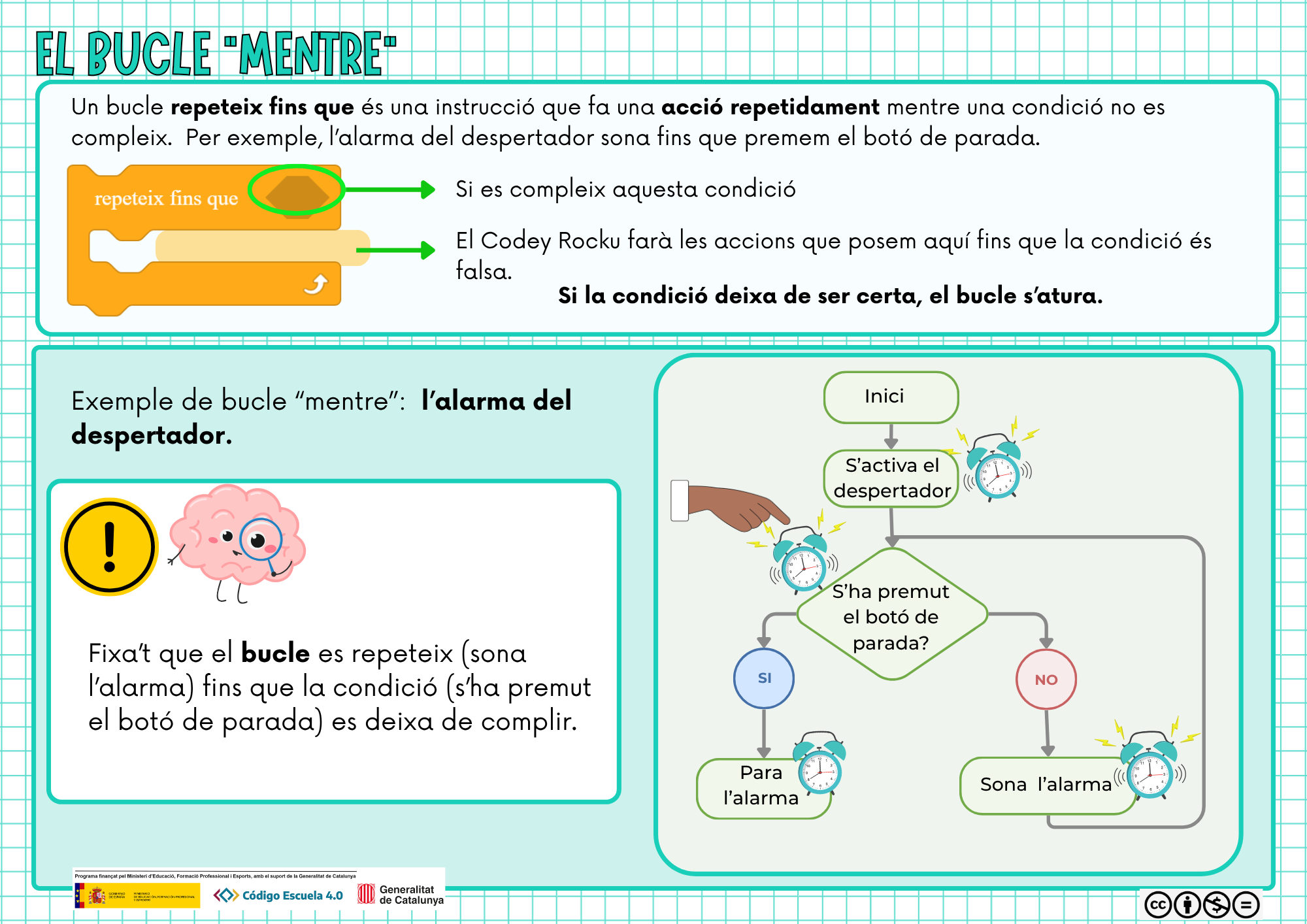 El bucle "mentrestant"