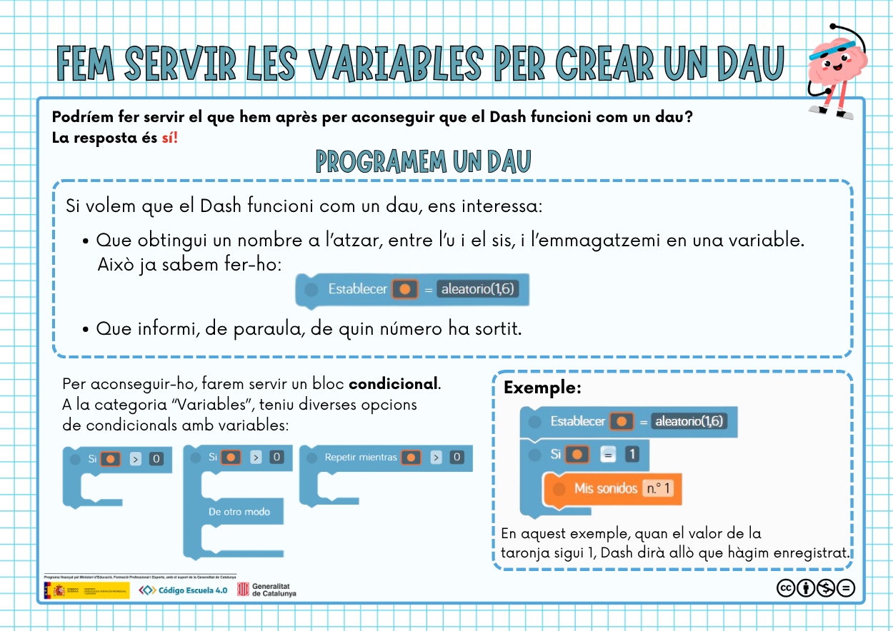Variables per crear un dau