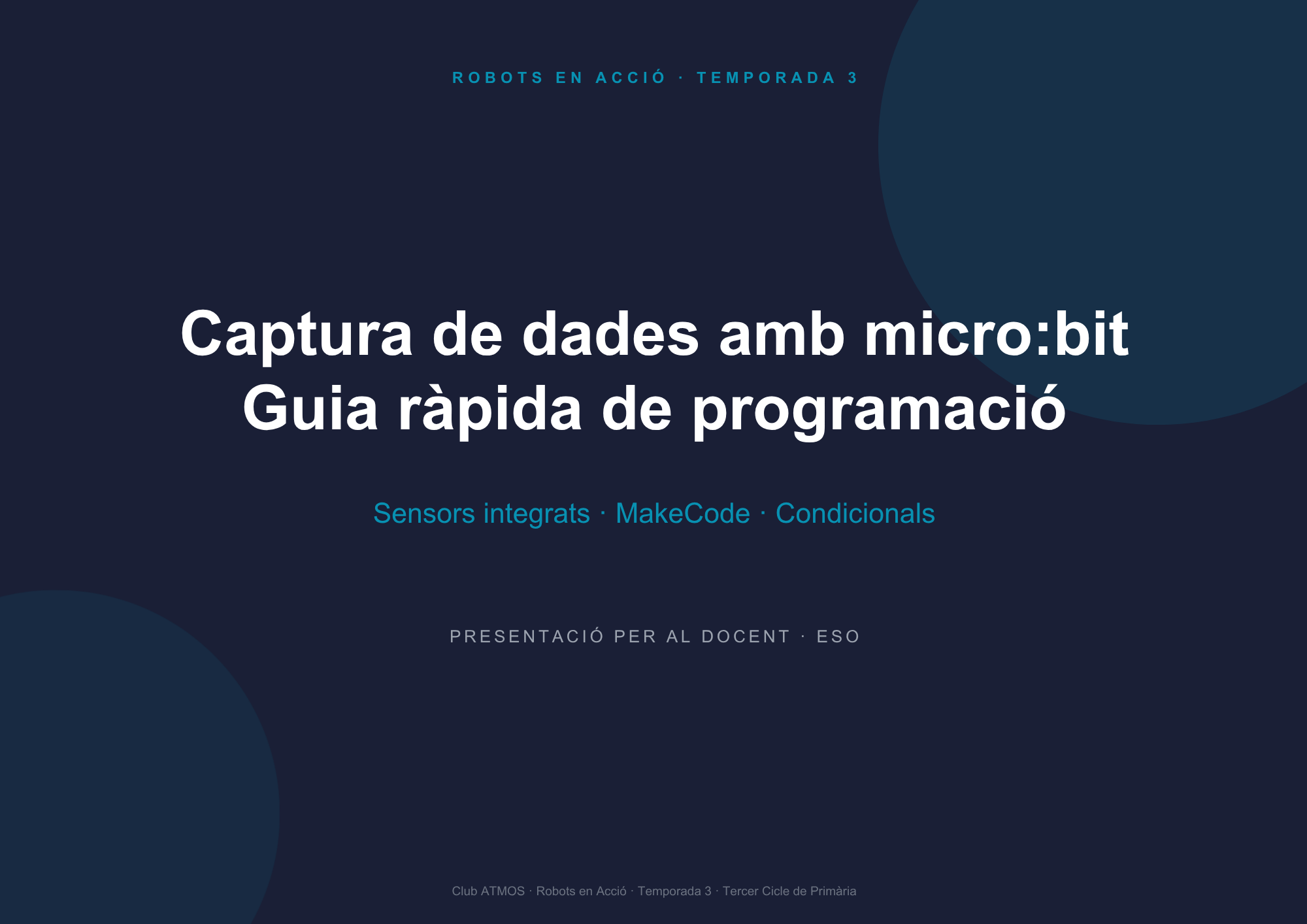 Guia ràpida de programació