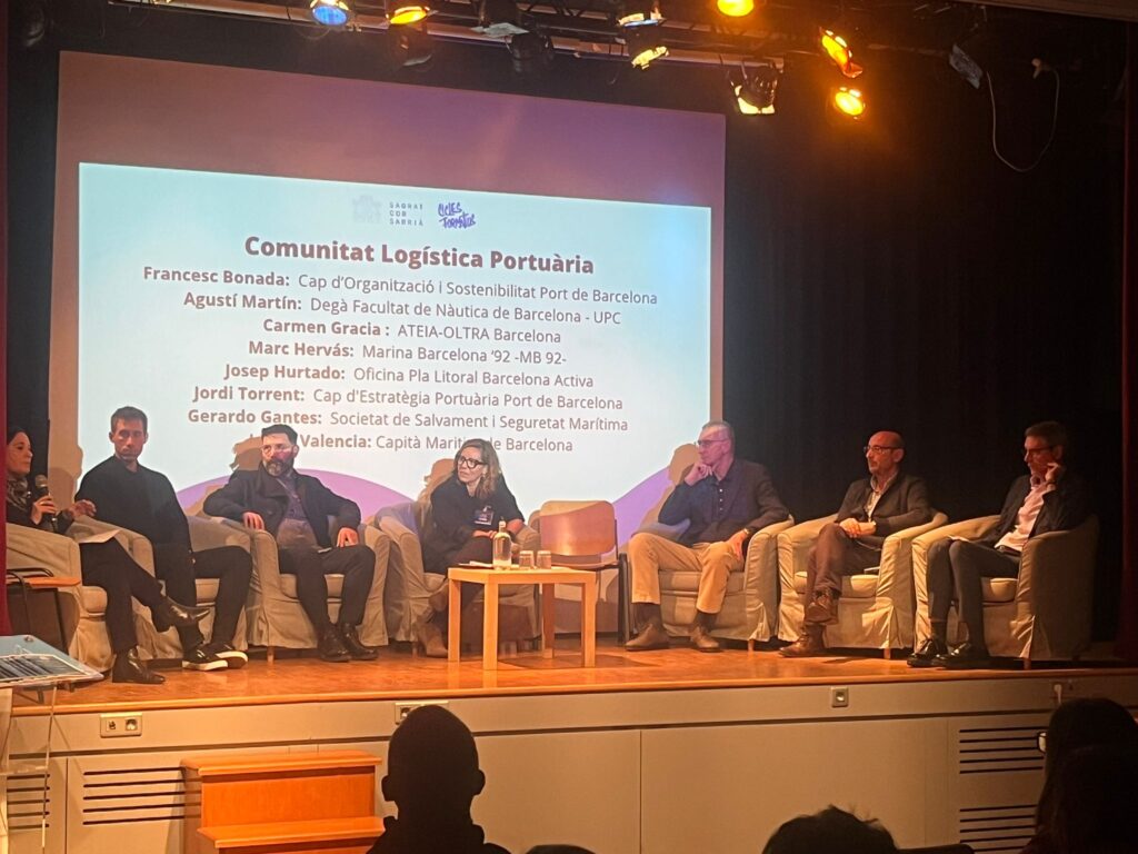 Imatge de la jornada d'emprenedoria. taula rodona