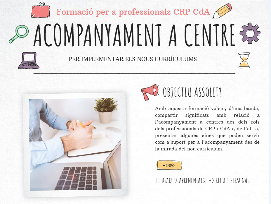 Acompanyament a centre per implementar els nous currículums