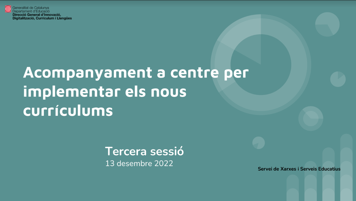 Formació acompanyament a centre SESSIÓ 3