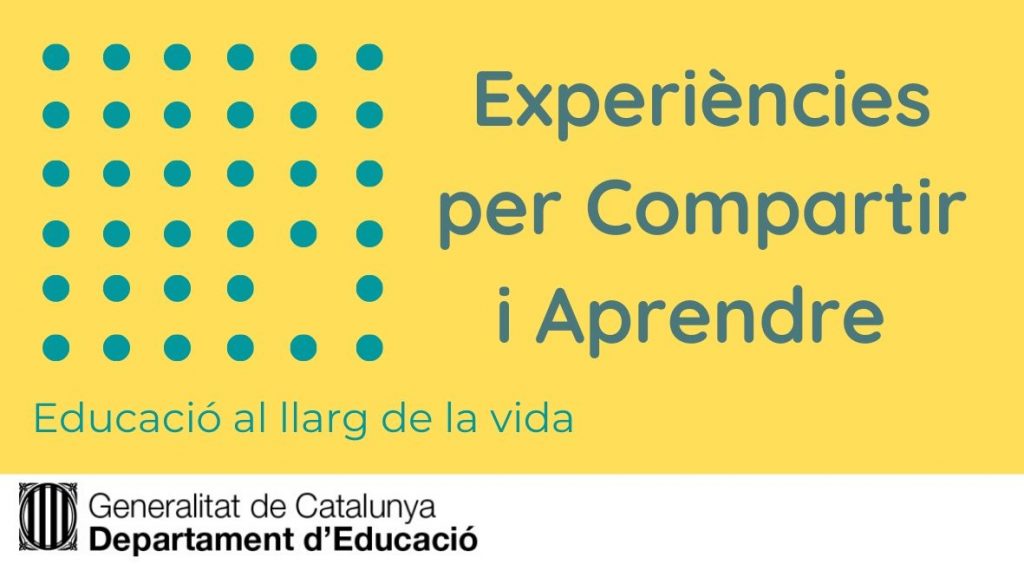 Logotip Jornada d'educació al llarg de la vida: Experiències per compartir i aprendre